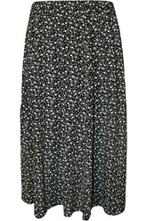 Small Flower Small Floral Print Midi skirt For Women 12-14 - Dropwear